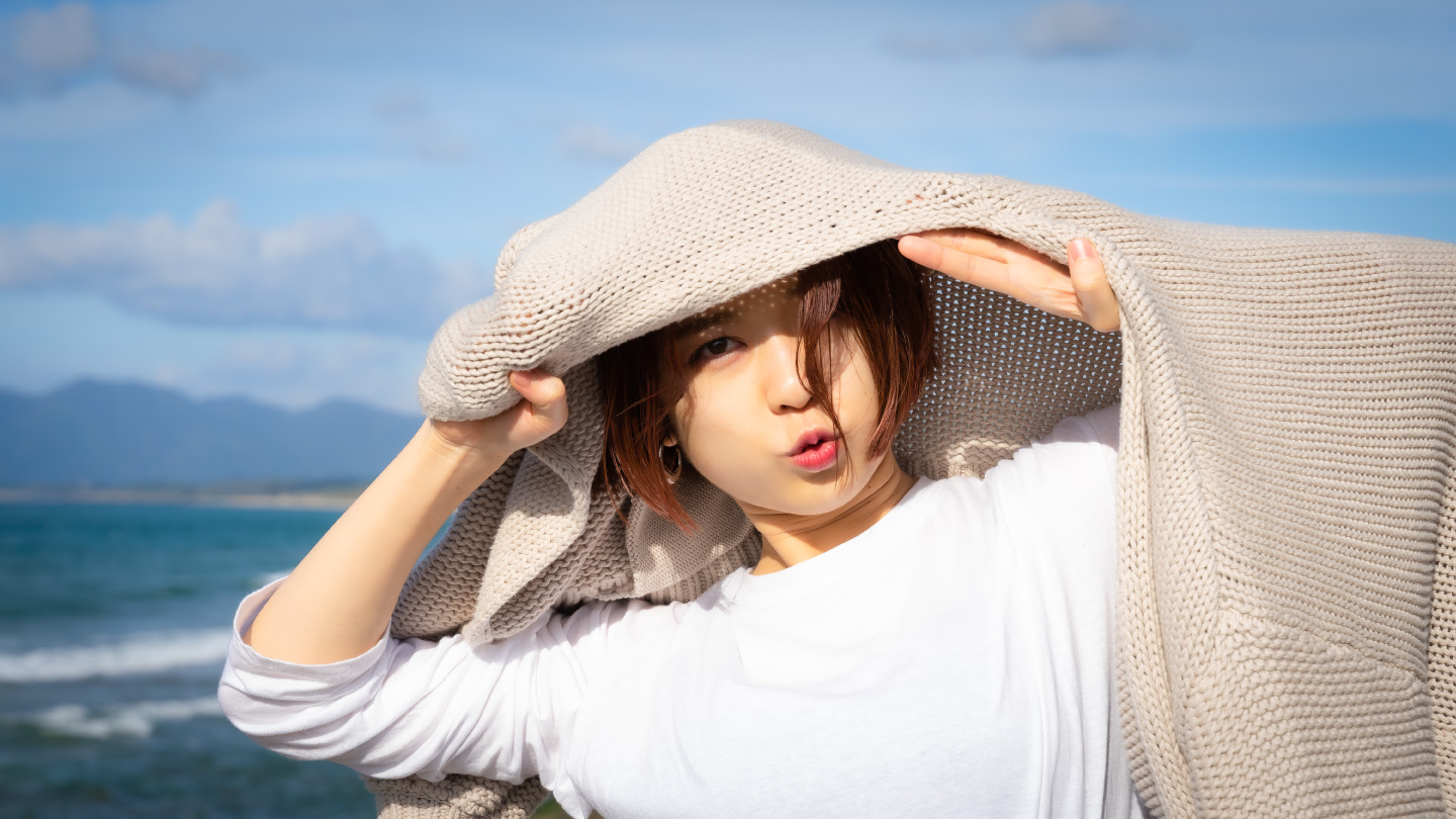 自然な雰囲気のポートレート写真