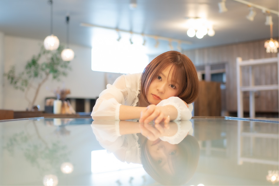 自然な雰囲気のポートレート写真