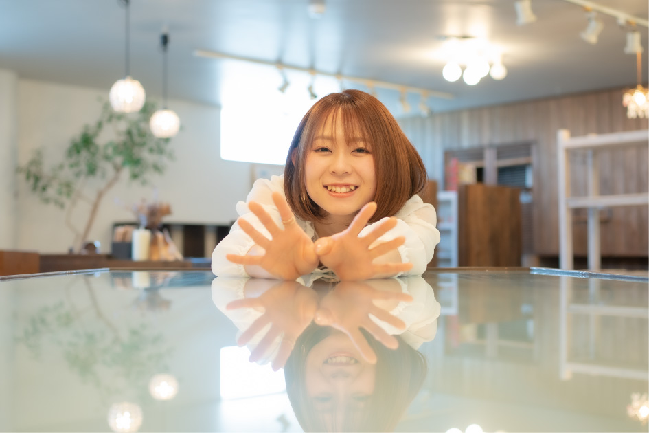 自然な雰囲気のポートレート写真
